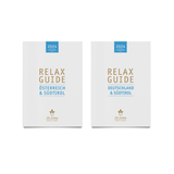 Den "Relax Guide 2024" gibt es in den Ausgaben "Österreich und Südtirol" sowie "Deutschland und Südtirol" zu kaufen. Neben den print-Ausgaben bietet der Verlag eine eBook-Variante und eine App. Preis: 26,90 Euro.