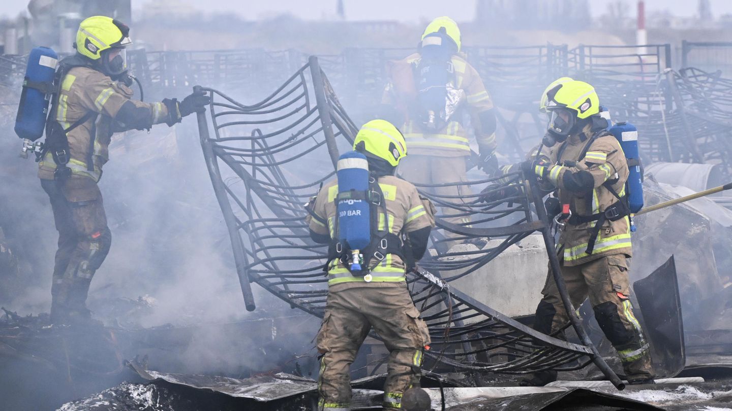 Tegel Brand Flüchtlingsunterkunft