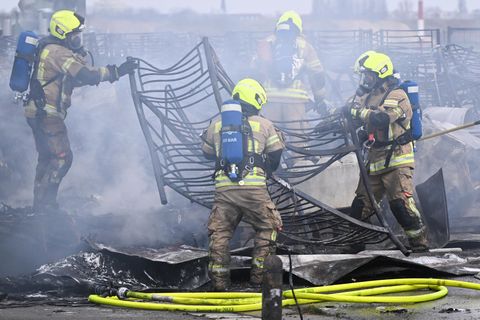 Tegel Brand Flüchtlingsunterkunft