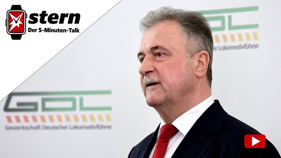 Claus Weselsky Wer stoppt Weselsky? Der 5-Minuten-Talk des stern
