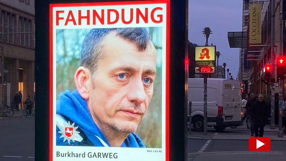 Fahndungsplakat zeigt mutmaßlichen früheren RAF-Terroristen Burkhard Garweg