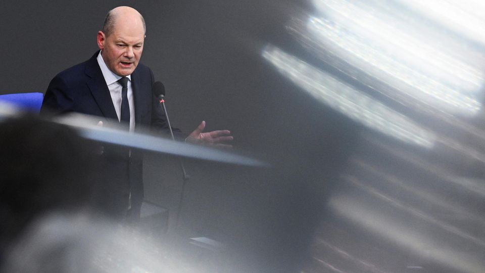 Bundeskanzler Olaf Scholz (SPD)