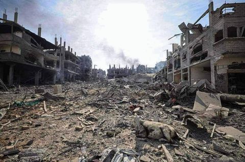 Israels Armee führt in Rafah bisher vor allem Luftschläge durch, Teile der Stadt sind zerstört