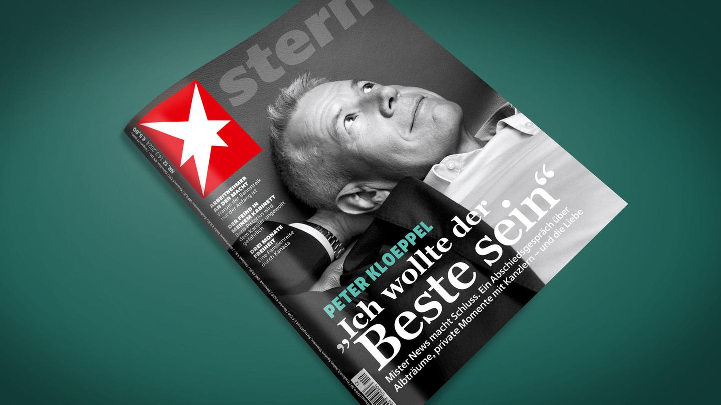 Peter Kloeppel auf dem stern Cover