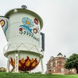 Die größte Kaffeekanne der Welt ist ein ehemaliger Wasserturm in Stanton, Iowa, USA