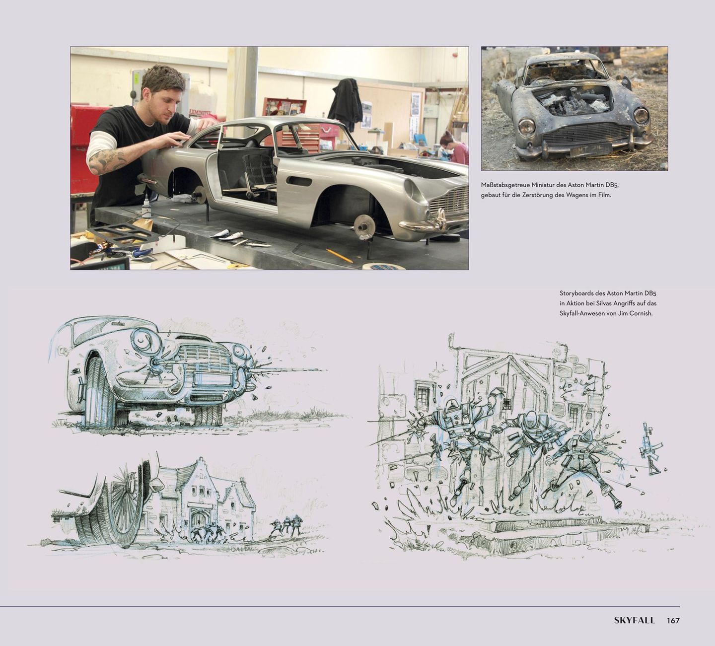 Auch die Modelle und Storyboards sind in dem Bildband zu sehen. Ein echter Werkstattbericht für Fans.