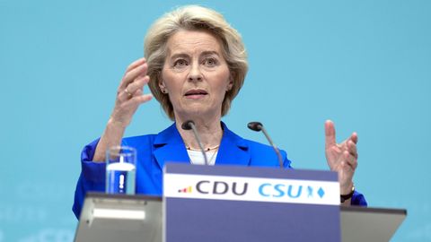 EU-Kommissionspräsidentin Ursula von der Leyen wurde erst vor ein paar Tagen zur Spitzenkandidatin der EVP gekürt