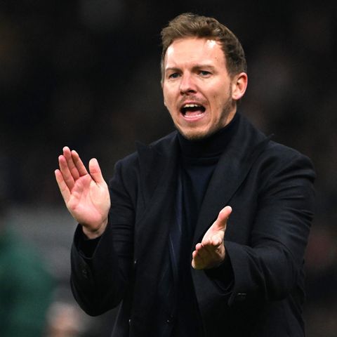 Bundestrainer Julian Nagelsmann an der Seitenlinie