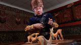 Orteke ist eine Volkskunst, die Theater, Musik und Puppenspiel verbindet. Die Musik wird mit einem Instrument namens "Dombyra" gespielt, dazu kommt ein Tanz, der von einer Bergziegen-Holzpuppe aufgeführt wird. Wenn der Musiker mit den Fingern die Dombyra spielt, erwacht die Puppe zum Leben und hüpft synchron zur Musik. Der Trick dahinter? Puppenspieler-Magie.