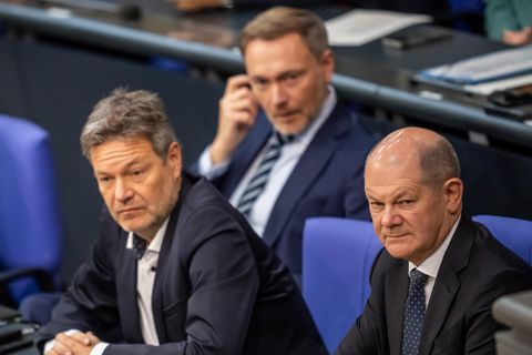 Wenig begeistert: Beim Thema Taurus kommt die Ampel-Koalition auf keinen gemeinsamen Nenner