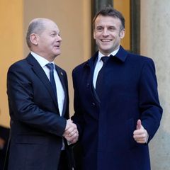 Olaf Scholz und Emmanuel Macron
