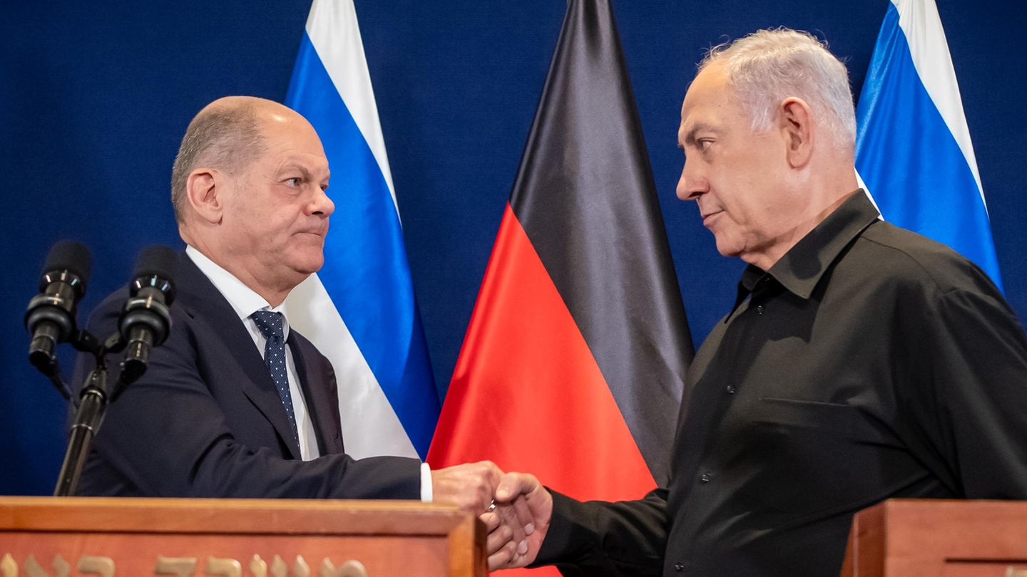 Olaf Scholz in Israel: Netanyahu’s penultimate friend