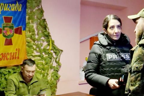 Frontbesuch zeigt brenzlige Lage der Ukrainer