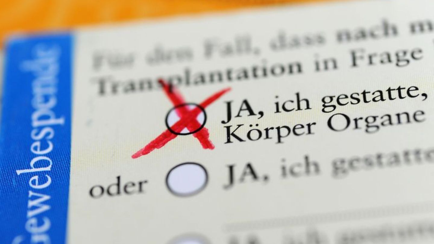 Ein ausgefüllter Organspendeausweis