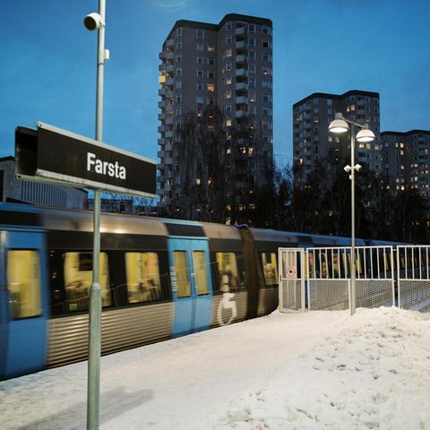 U-Bahnstation in Farsta