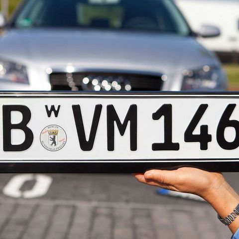 Aufmacher wechselkennzeichen GDV Auto Nummernschild