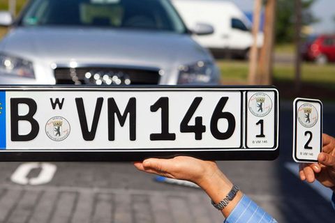 Aufmacher wechselkennzeichen GDV Auto Nummernschild