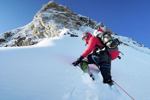 Gerlinde Kaltenbrunner auf der K2 Expedition 2011
