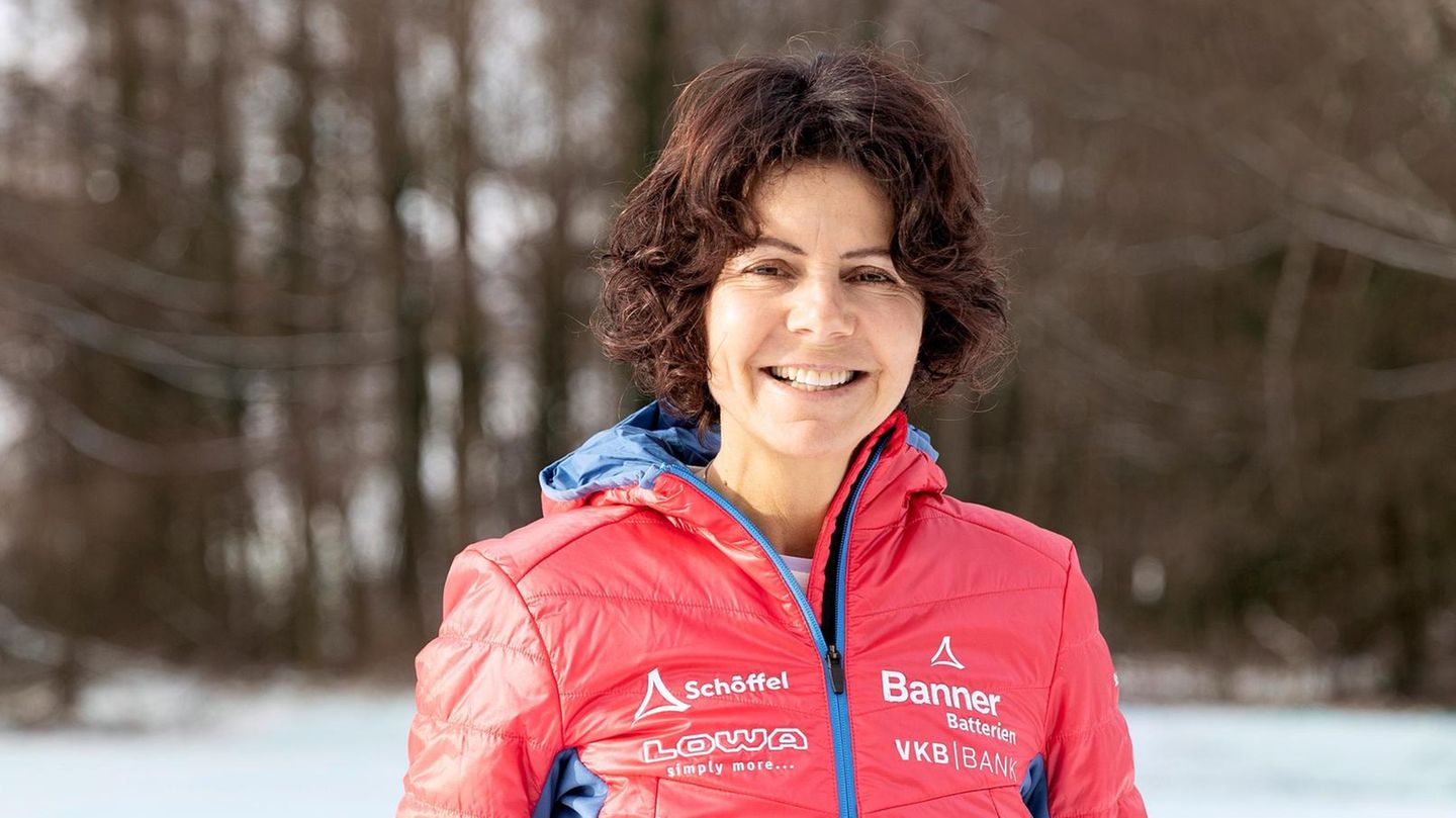Gerlinde Kaltenbrunner, fotografiert in Attersee, Januar 2024
