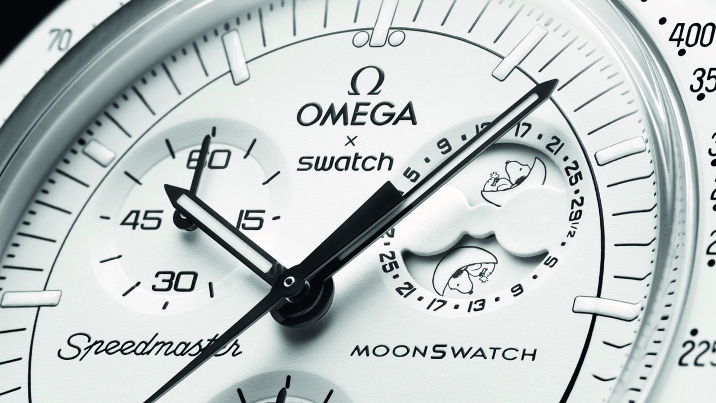Swatch shows Moonswatch with Snoopy – and a new function