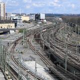 Die Gleisfläche des milliardenschweren Bahnprojekts Stuttgart 21