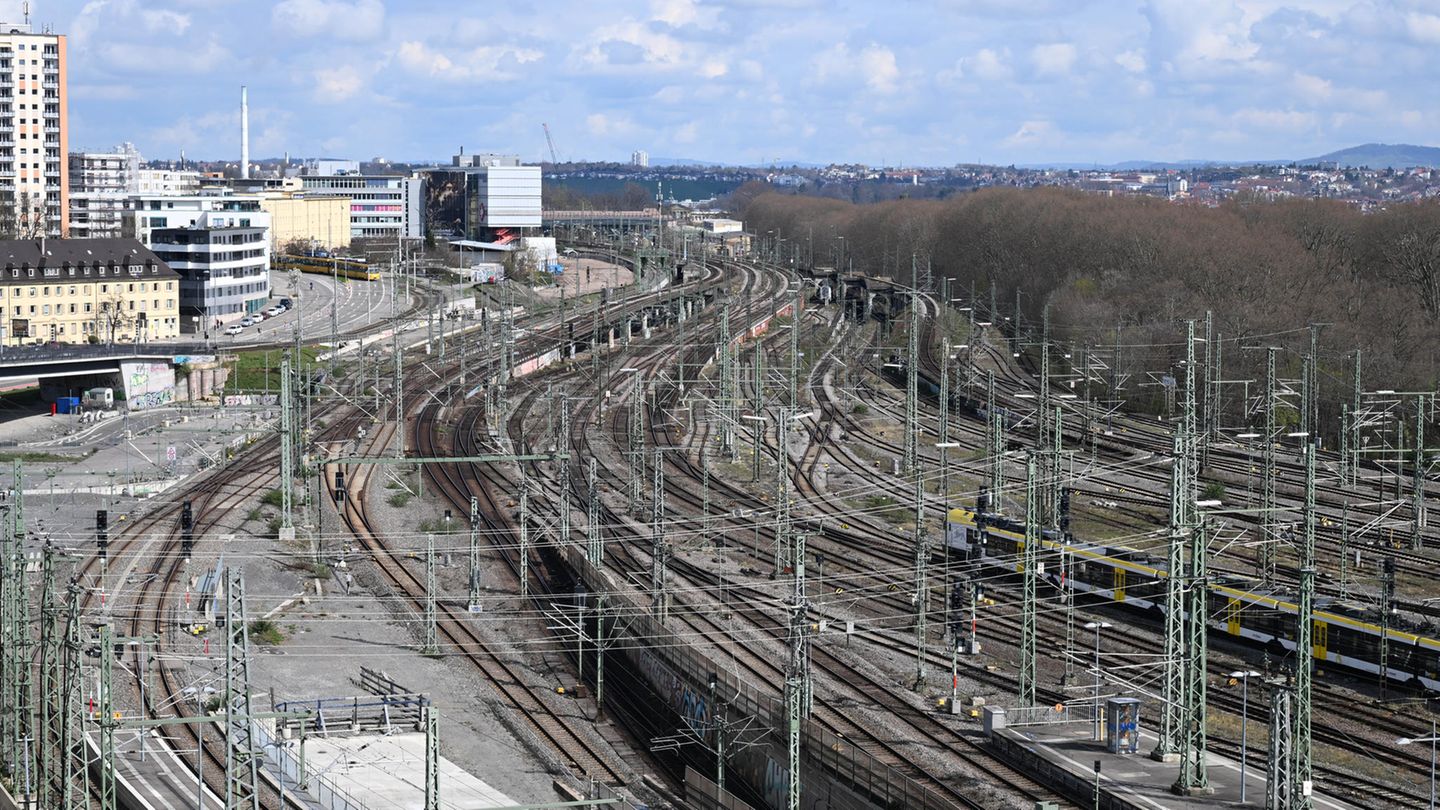Die Gleisfläche des milliardenschweren Bahnprojekts Stuttgart 21