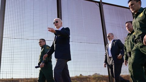 Joe Biden besucht in El Paso die Grenze zwischen den USA und Mexiko
