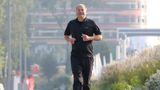 Olaf Scholz beim Joggen