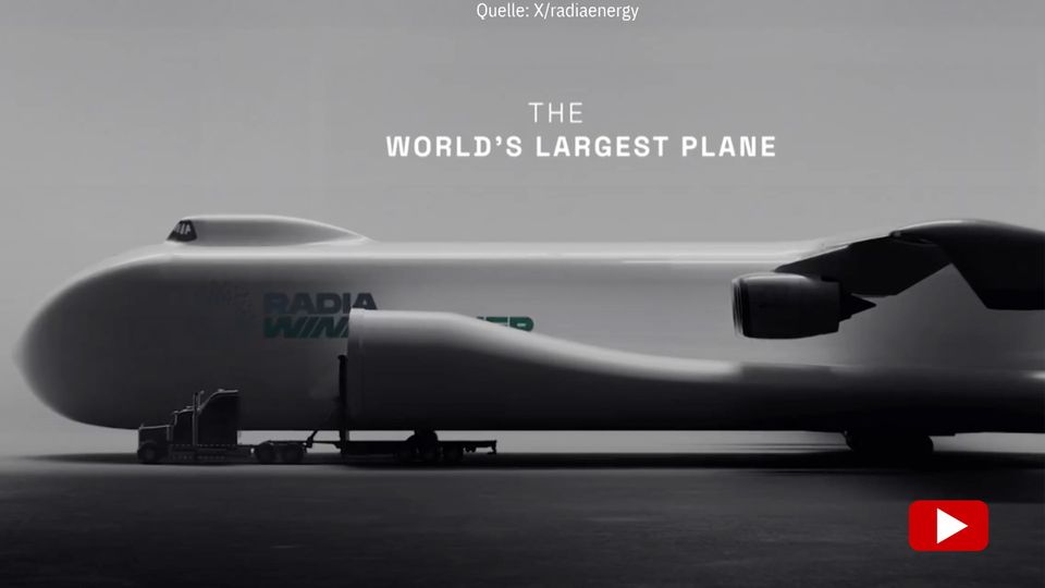 Größtes Frachtflugzeug der Welt: Ingenieurbüro präsentiert "Windrunner"