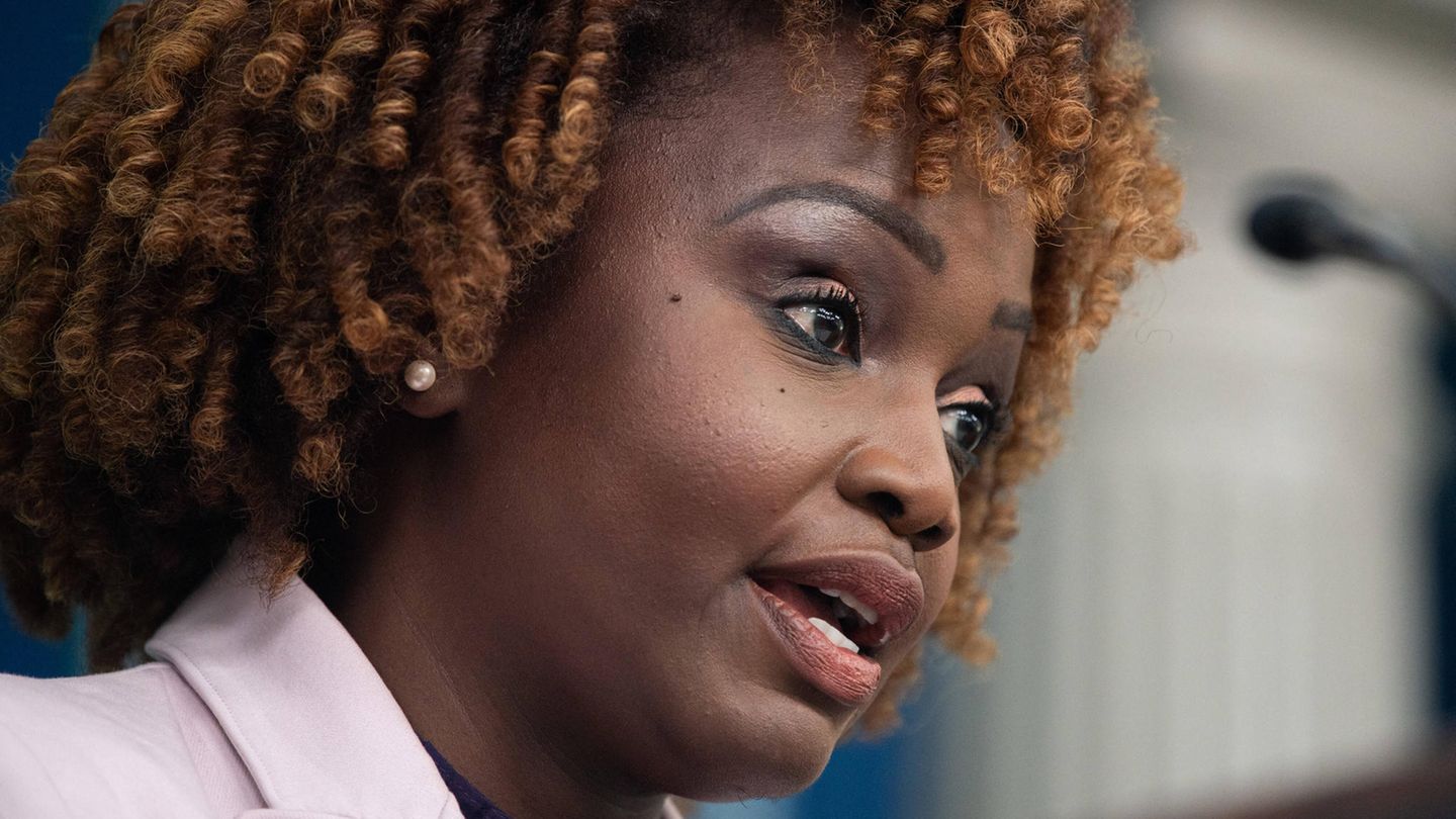 Weißes Haus Karine Jean-Pierre, Sprecherin des Weißen Hauses