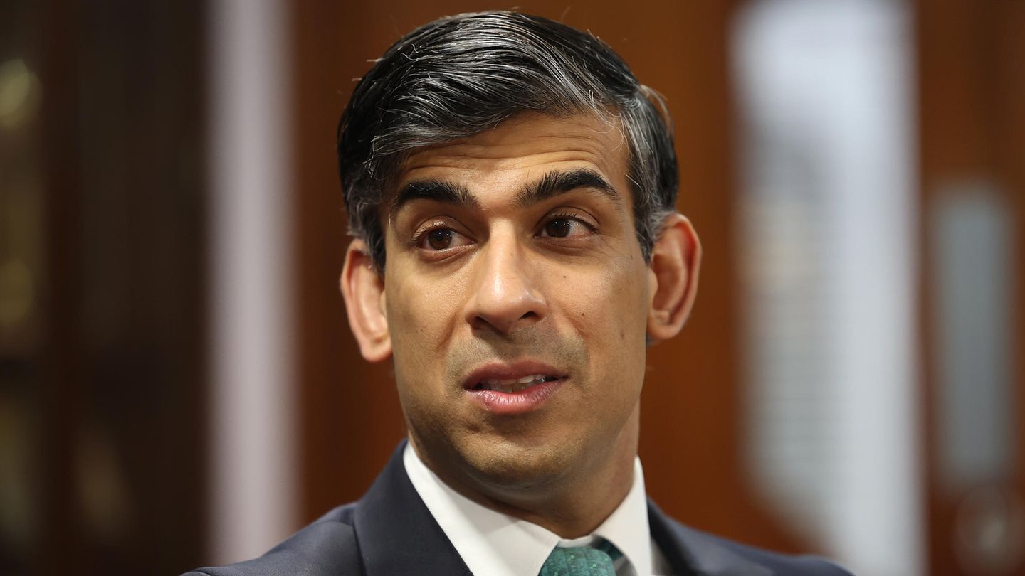 Rishi Sunak Der britische Premierminister Rishi Sunak