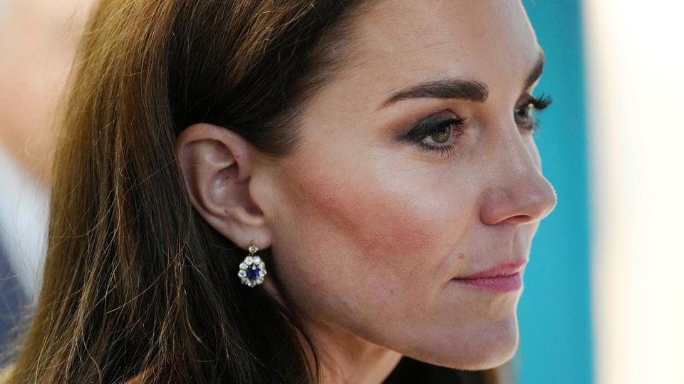 Kate, Princess of Wales, visiting an aid organization in January 2023 Kate, Princess of Wales, visiting an aid organization in January 2023