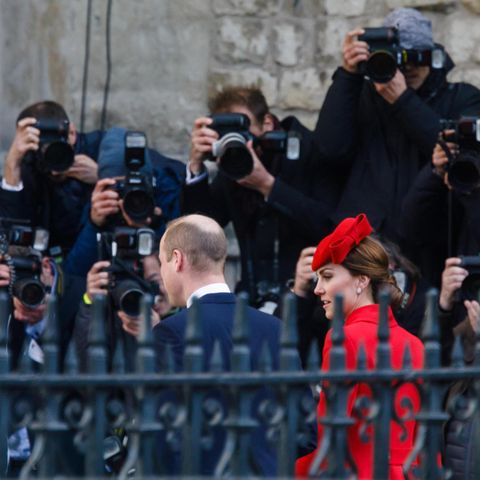 Immer belagert von Fotografen: William und Kate beim Verlassen von Westminster Abbey vor einigen Jahren