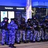 Sicherheitskräfte in Moskau