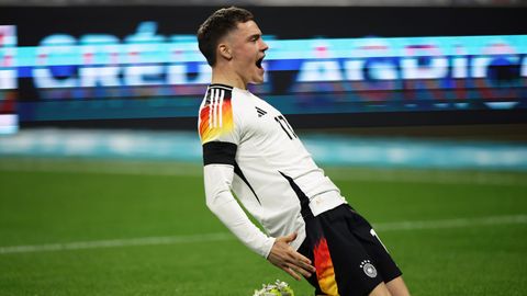 Florian Wirtz von Bayer Leverkusen besorgte die erste Führung für die deutsche Nationalmannschaft im Länderspieljahr 2024