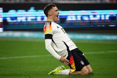 Florian Wirtz von Bayer Leverkusen besorgte die erste Führung für die deutsche Nationalmannschaft im Länderspieljahr 2024