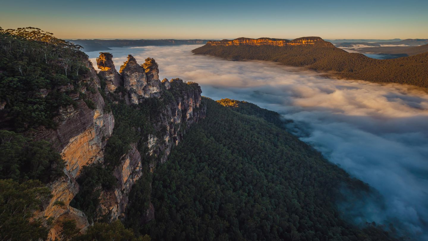 Montag, 25. März 2024: Grand Cliff Walk: Neue Attraktion in den Blue Mountains in Australien Grand Cliff Walk