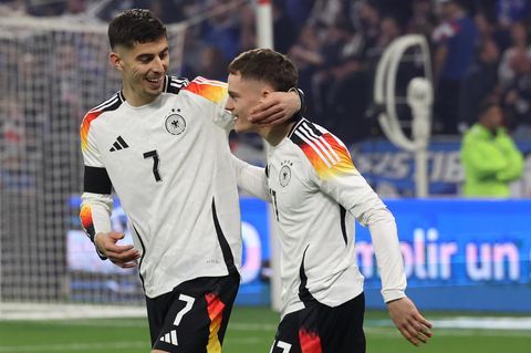 DFB-Elf: Kai Havertz (l.) und Florian Wirtz