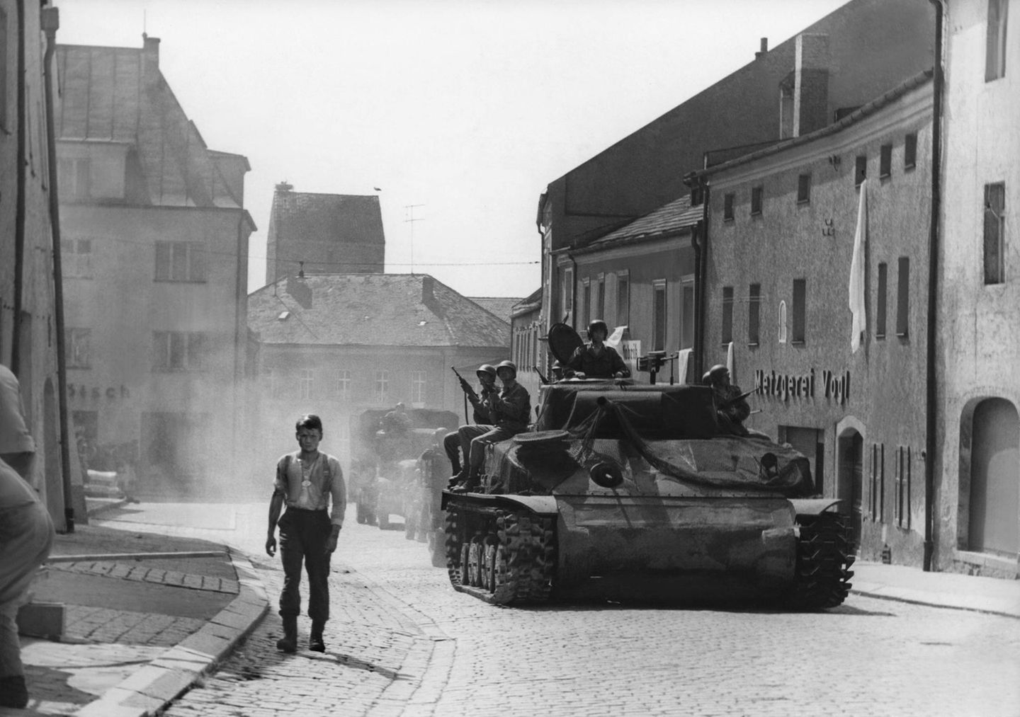 Fritz Wepper in "Die Brücke" Fritz Wepper in "Die Brücke"