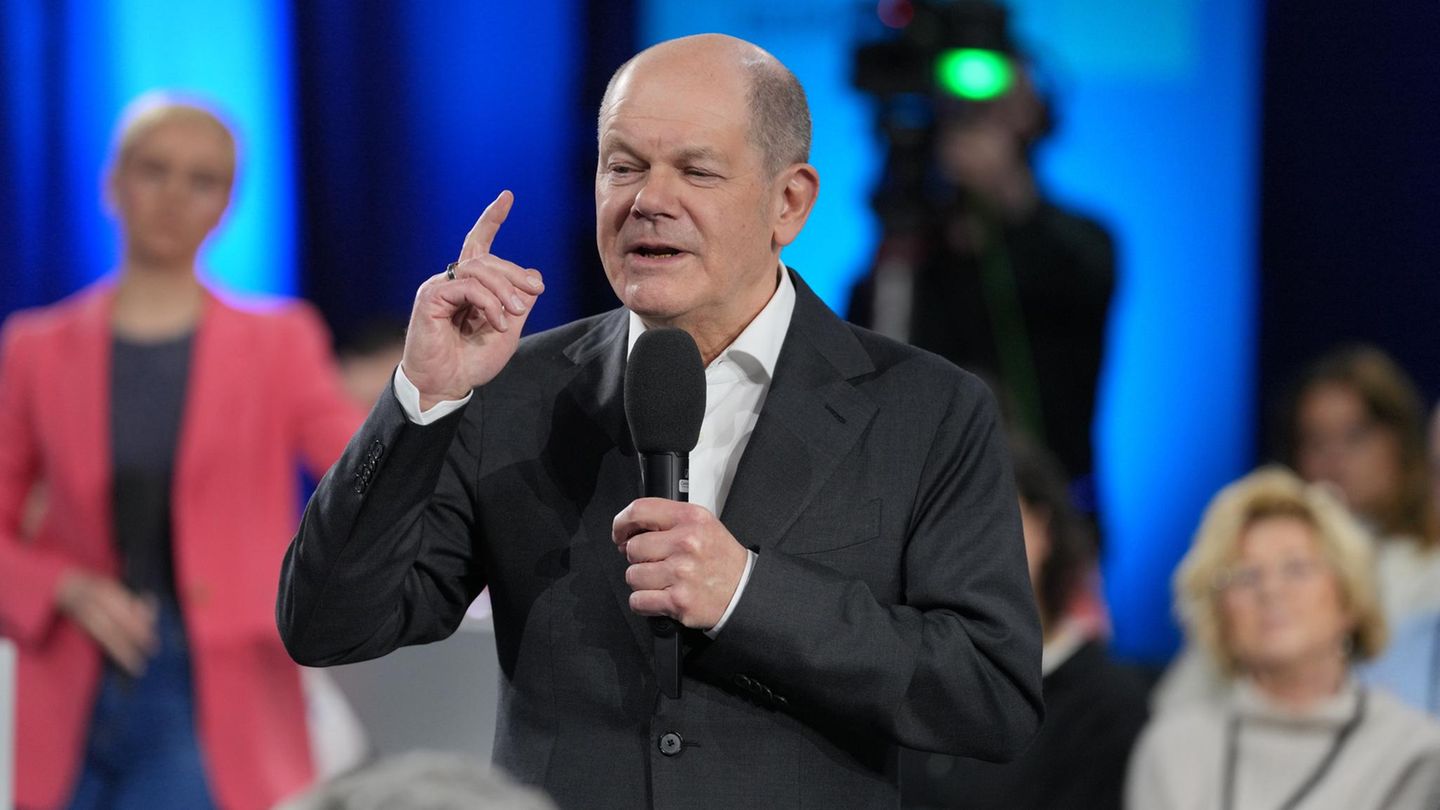 Olaf Scholz in Citizens’ Talk: Reality check in Brandenburg