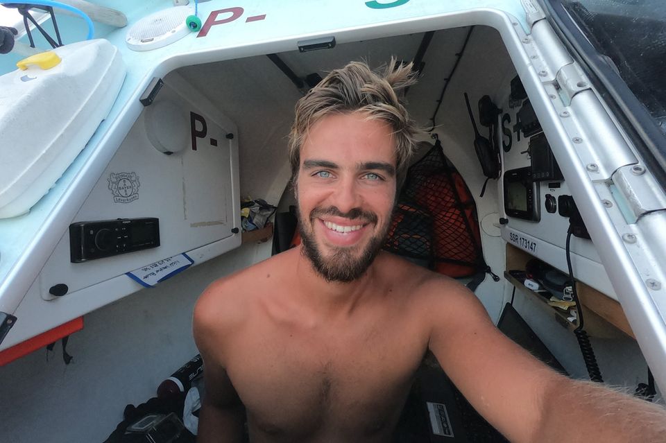 Julen Sanchez bekam Blasenkrebs und ruderte dann über den Atlantik