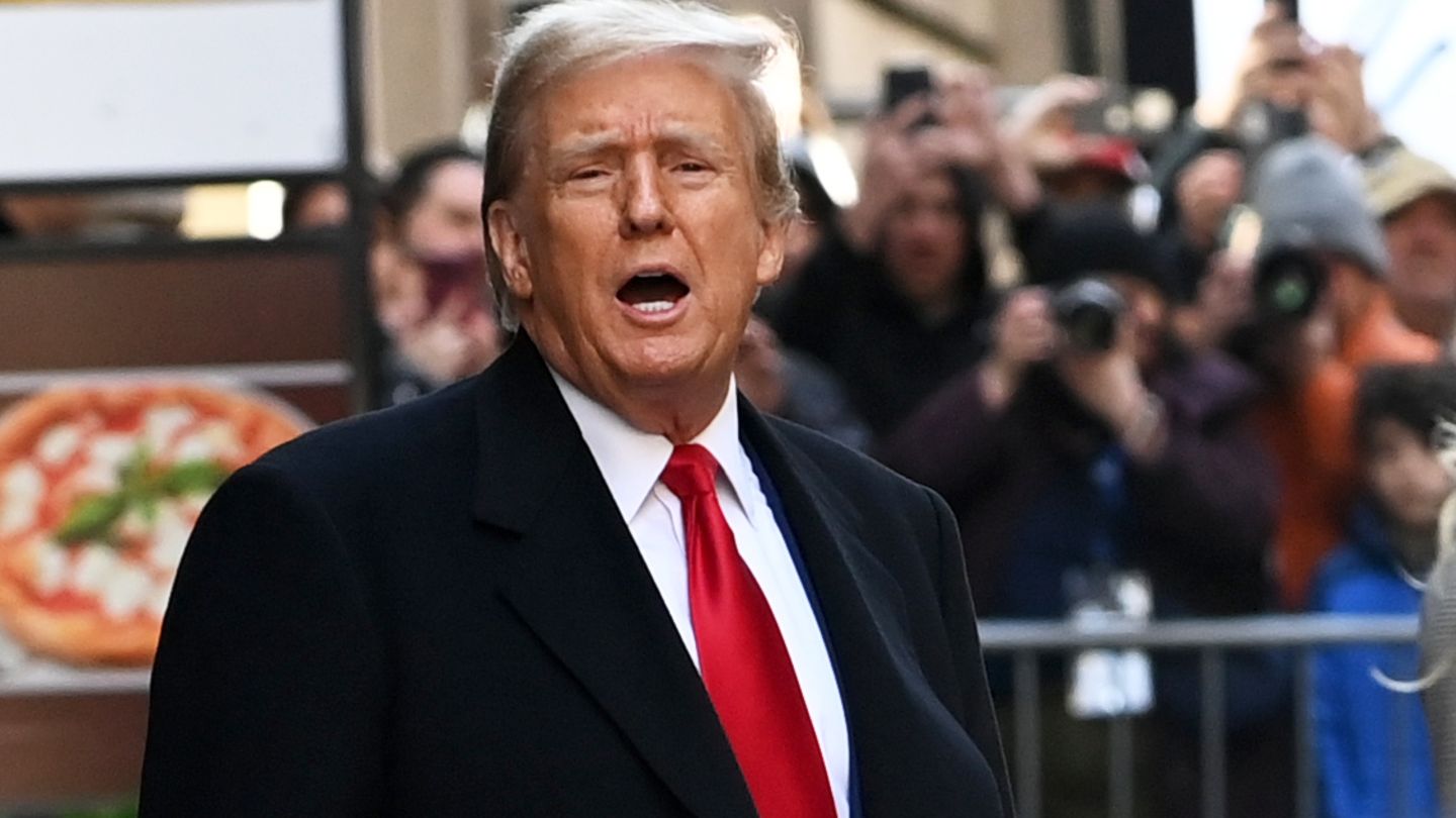 Trump vor dem Strafgericht von Manhattan.