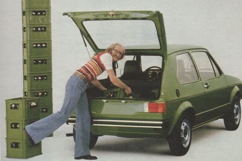 Der Golg kann eine Menge vertragen plus ein Model im Look von 1974