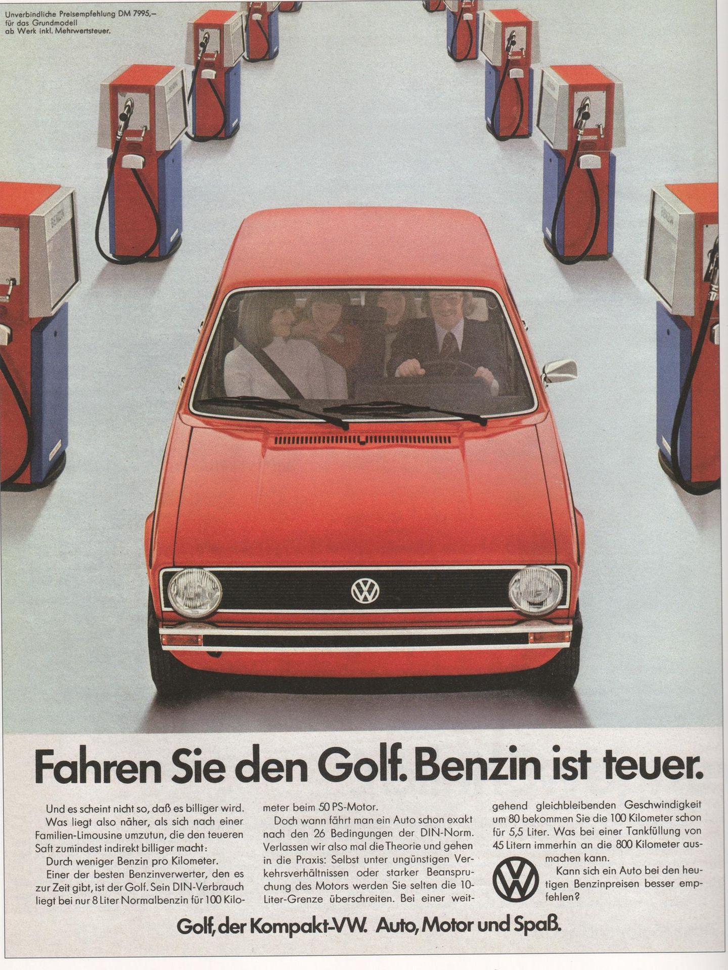 VW Anzeige von 1975