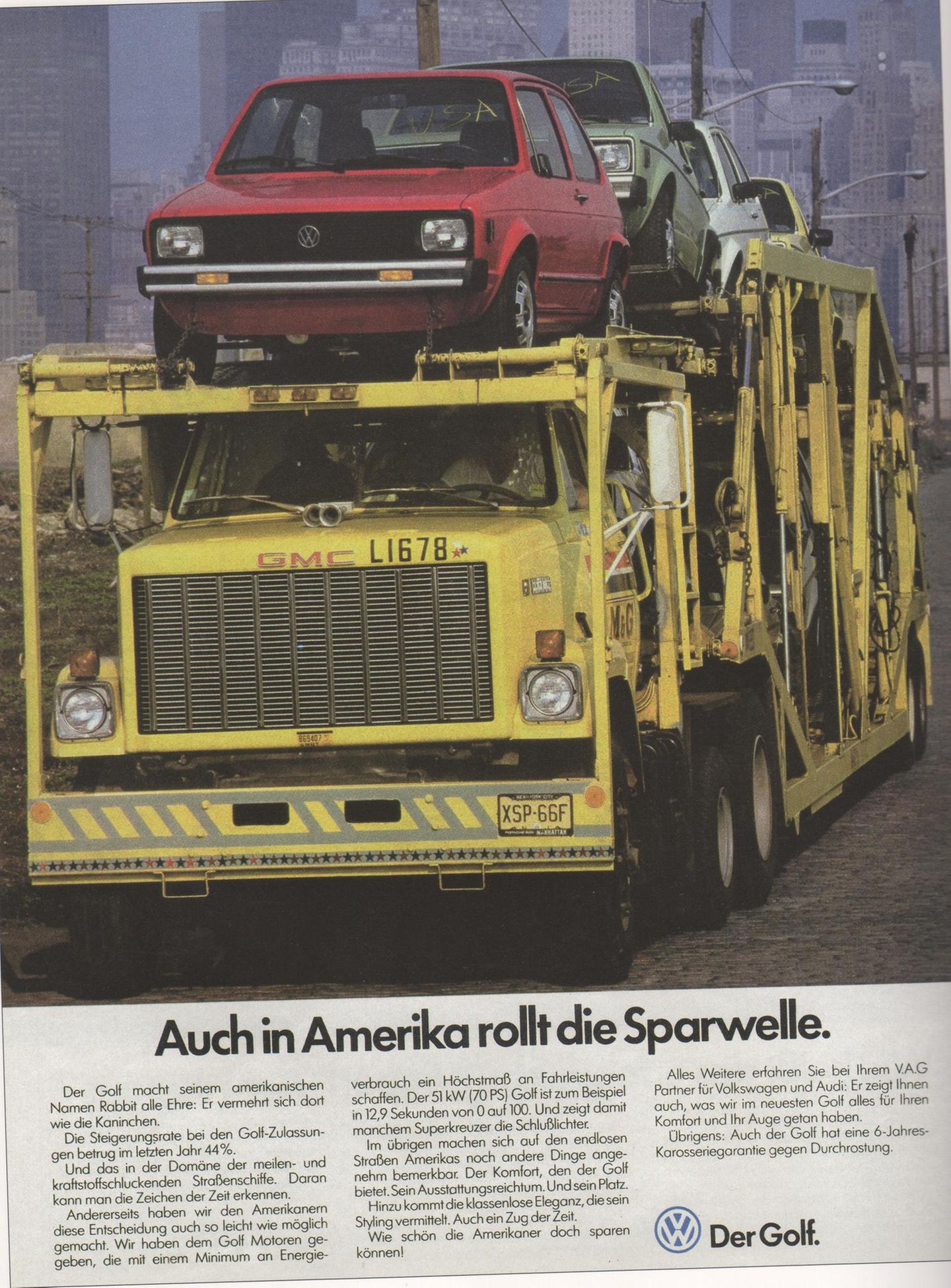 VW Anzeige von 1981