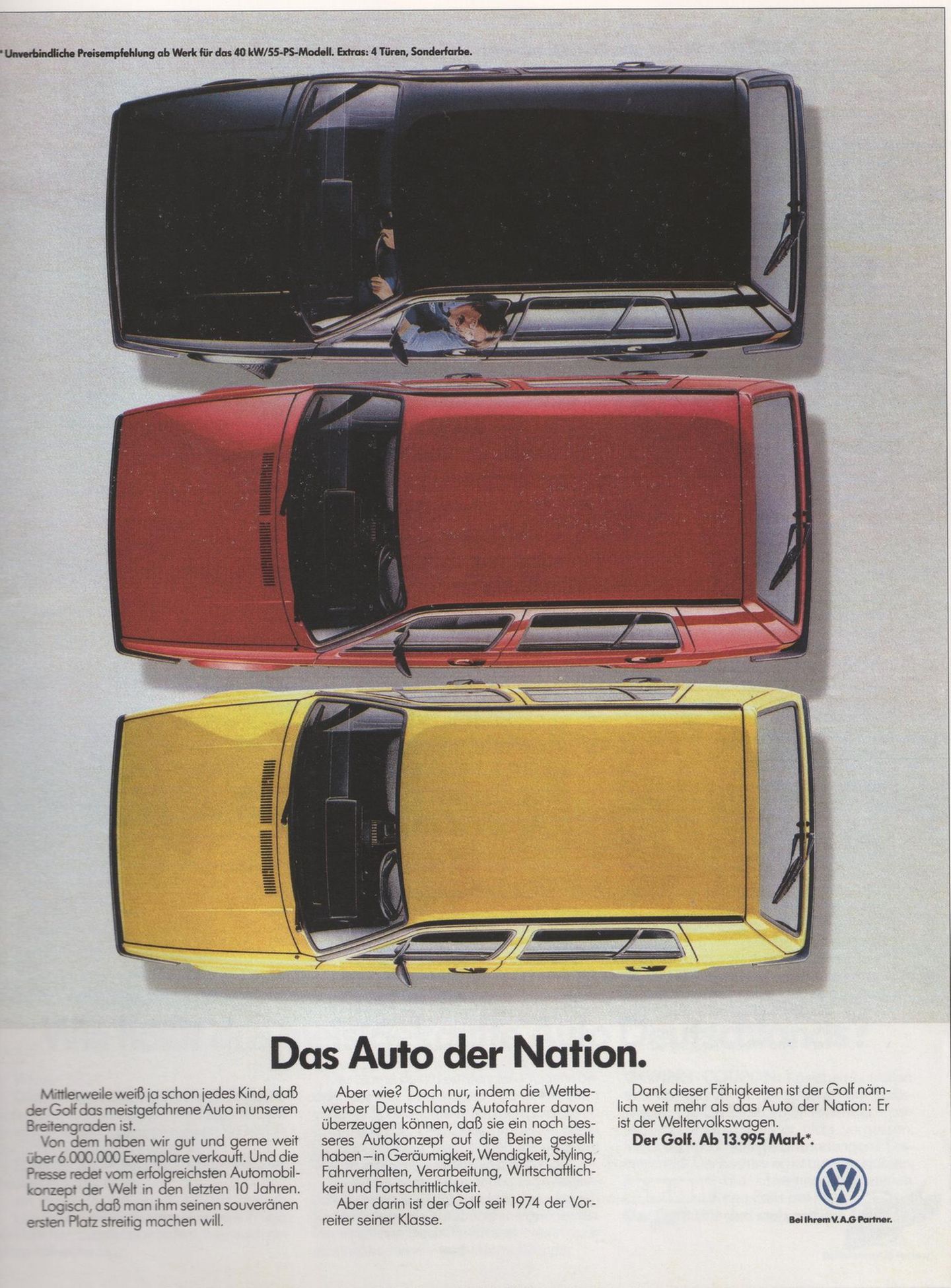 VW Anzeige von 1985