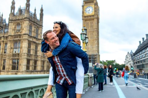Paar in London