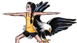 Kinder Yoga Adler