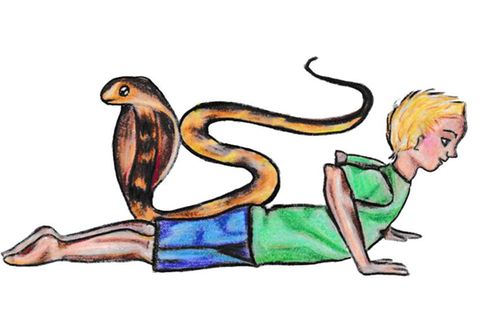 Kinder Yoga Kobra