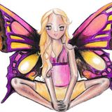 Kinder Yoga Schmetterling